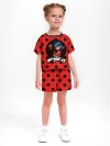 Пижама для девочки с шортами / LBRedCostume