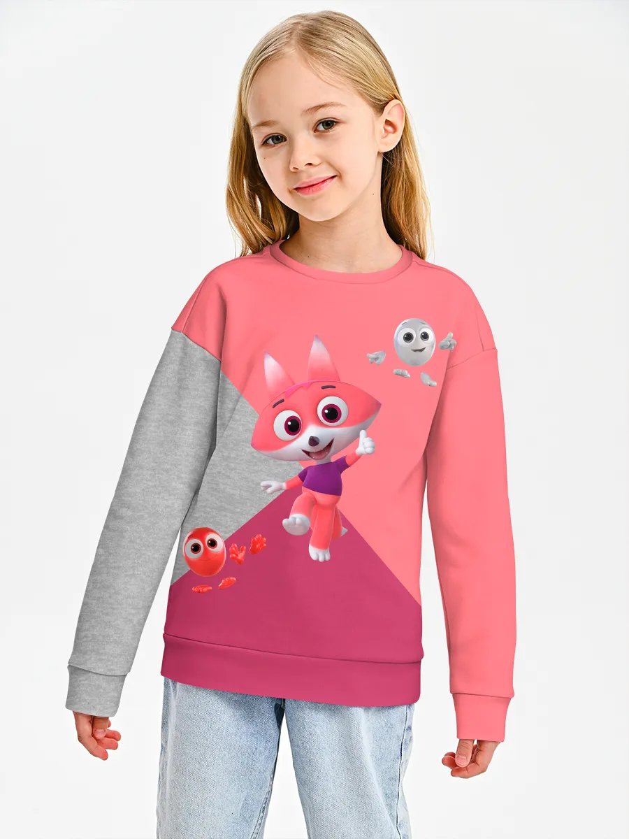 Детский свитшот хлопок / Цветняшки Footer Foxtail