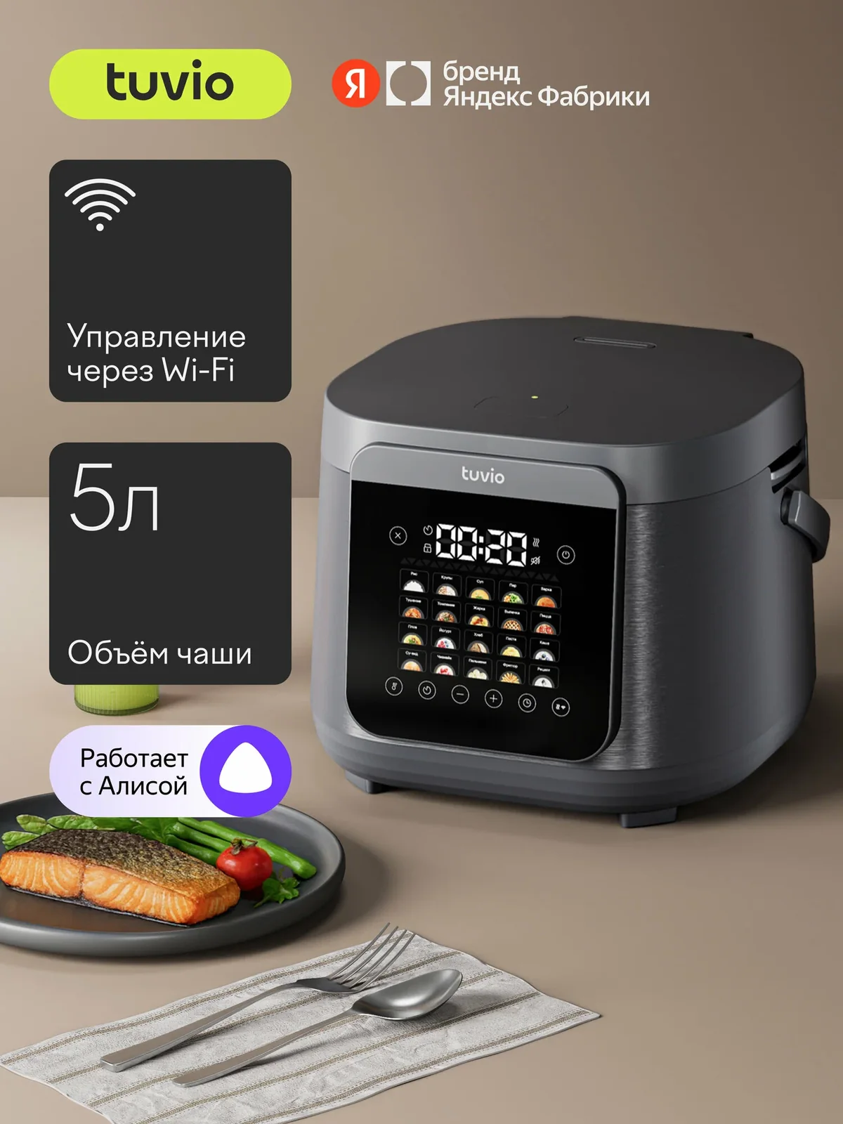 Мультиварка Tuvio TMC04D5S