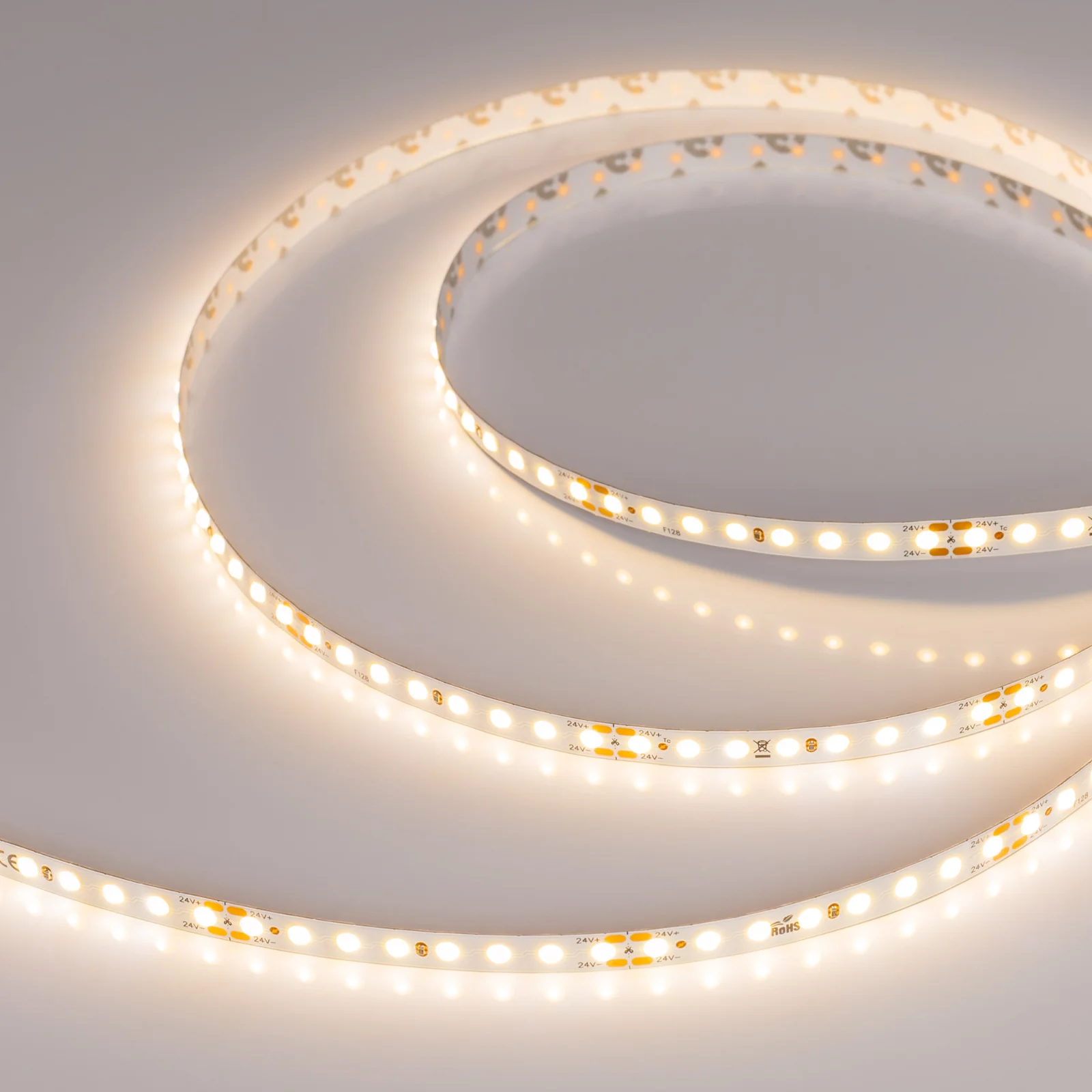 Светодиодная лента Arlight DOT-X128-8mm 24V Warm3000 (11 Вт/м, IP20, 5 м)