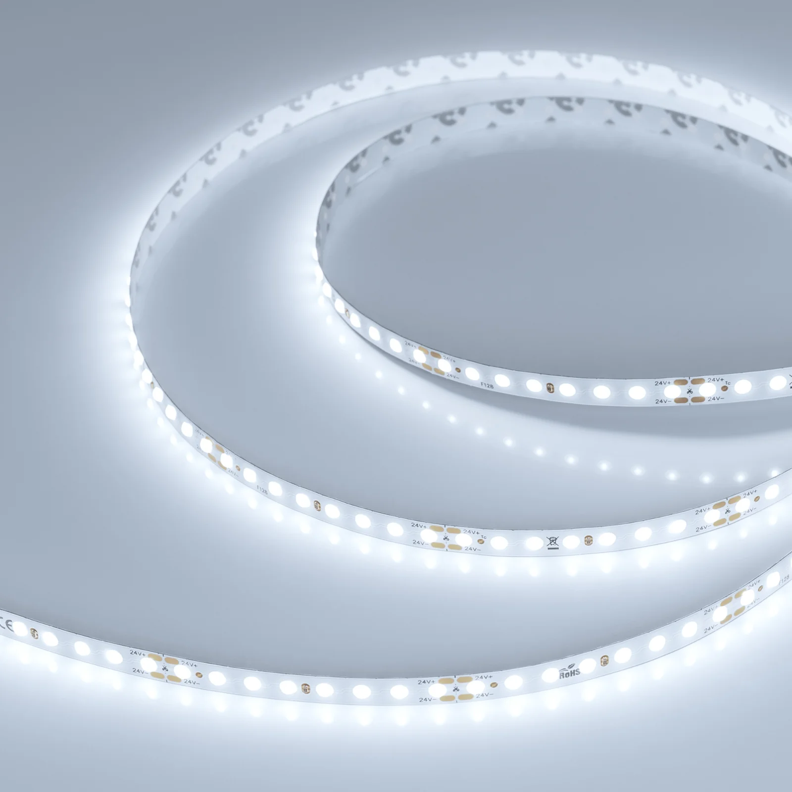 Светодиодная лента Arlight DOT-X128-8mm 24V White6000 (11 Вт/м, IP20, 5 м)