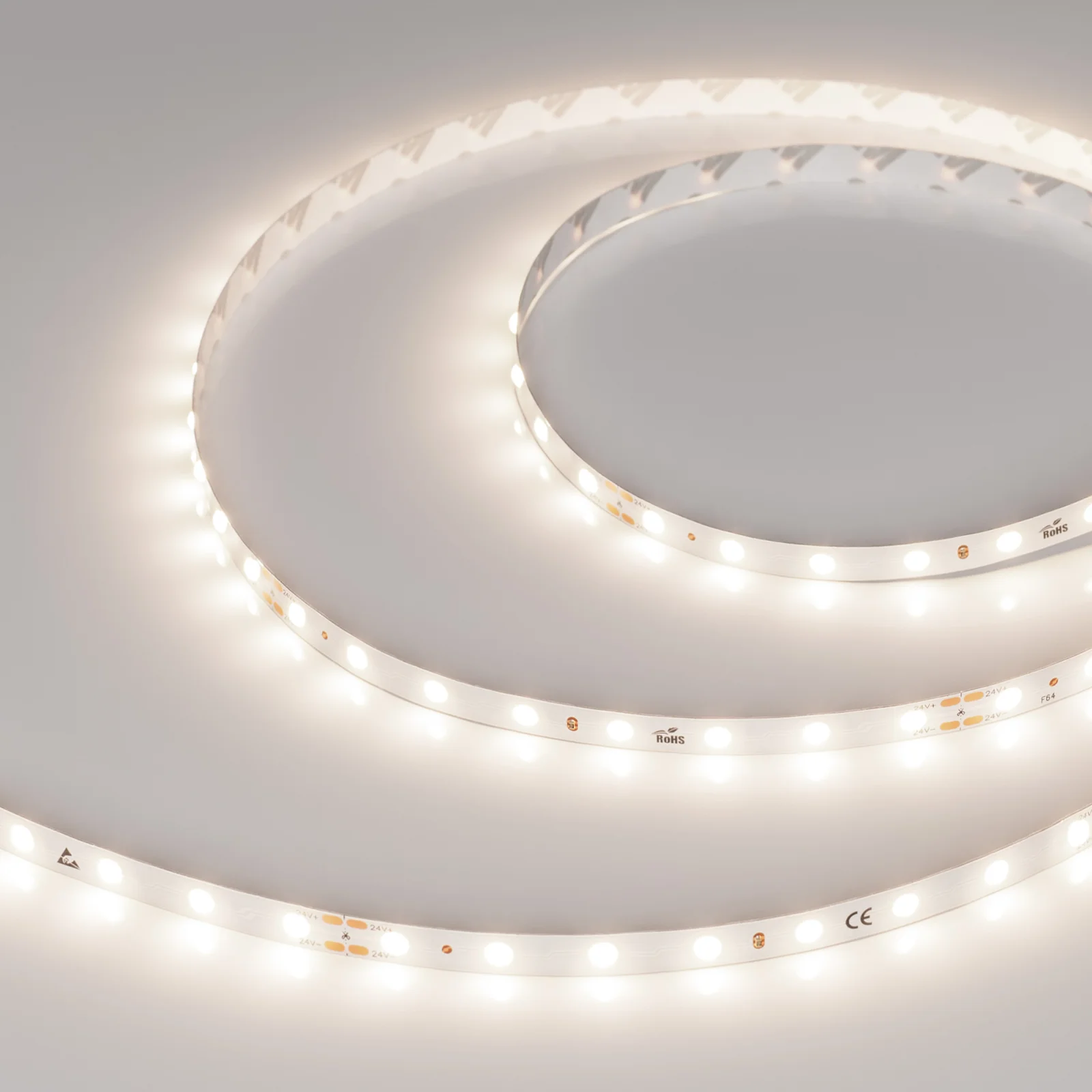Светодиодная лента Arlight DOT-X64-8mm 24V Day4000 (5 Вт/м, IP20, 5 м)