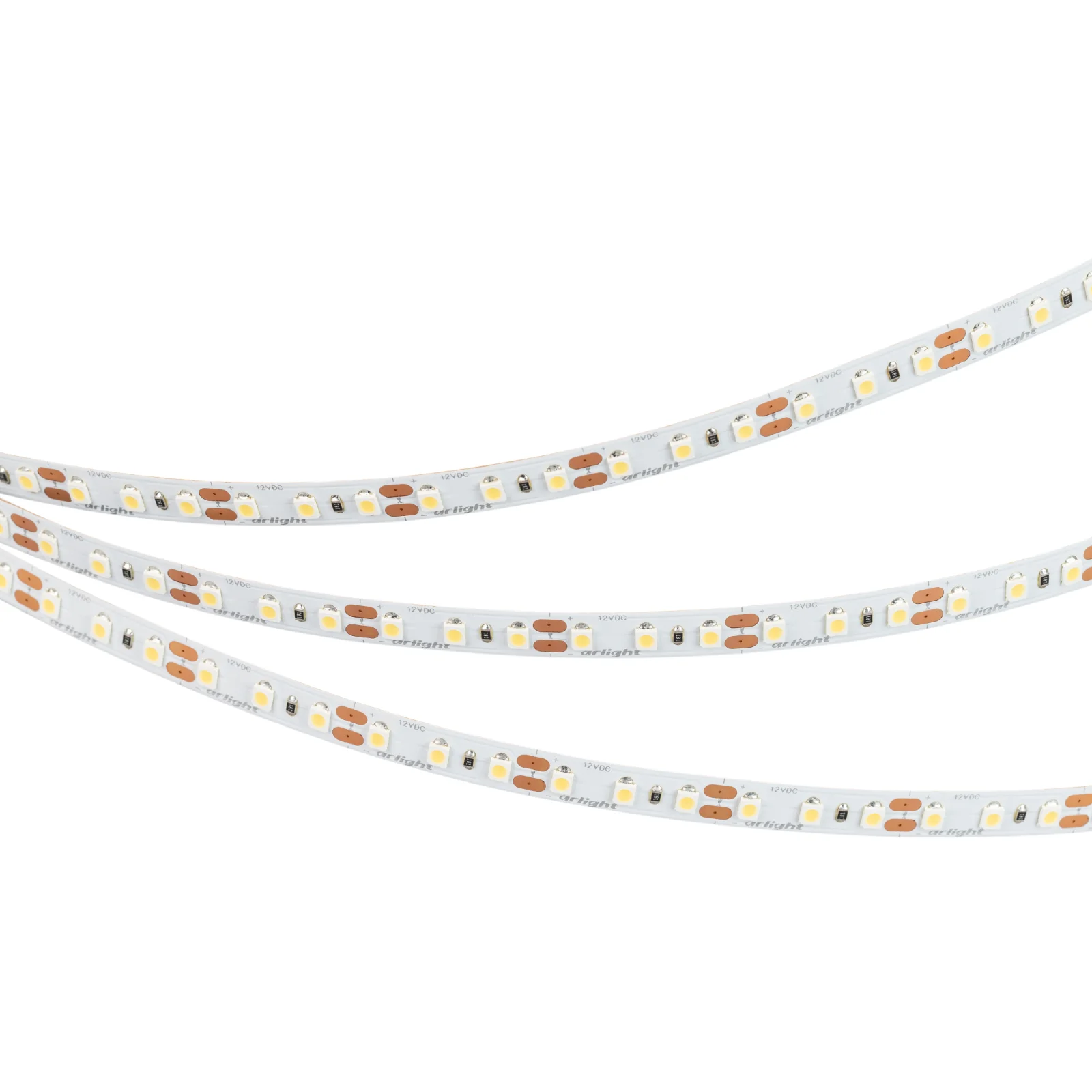 Светодиодная лента Arlight NT-A120-8mm 12V Warm2700 (9.6 Вт/м, IP20, 3528, 5 м)