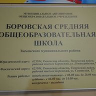 Новости МАОУ Боровской СОШ