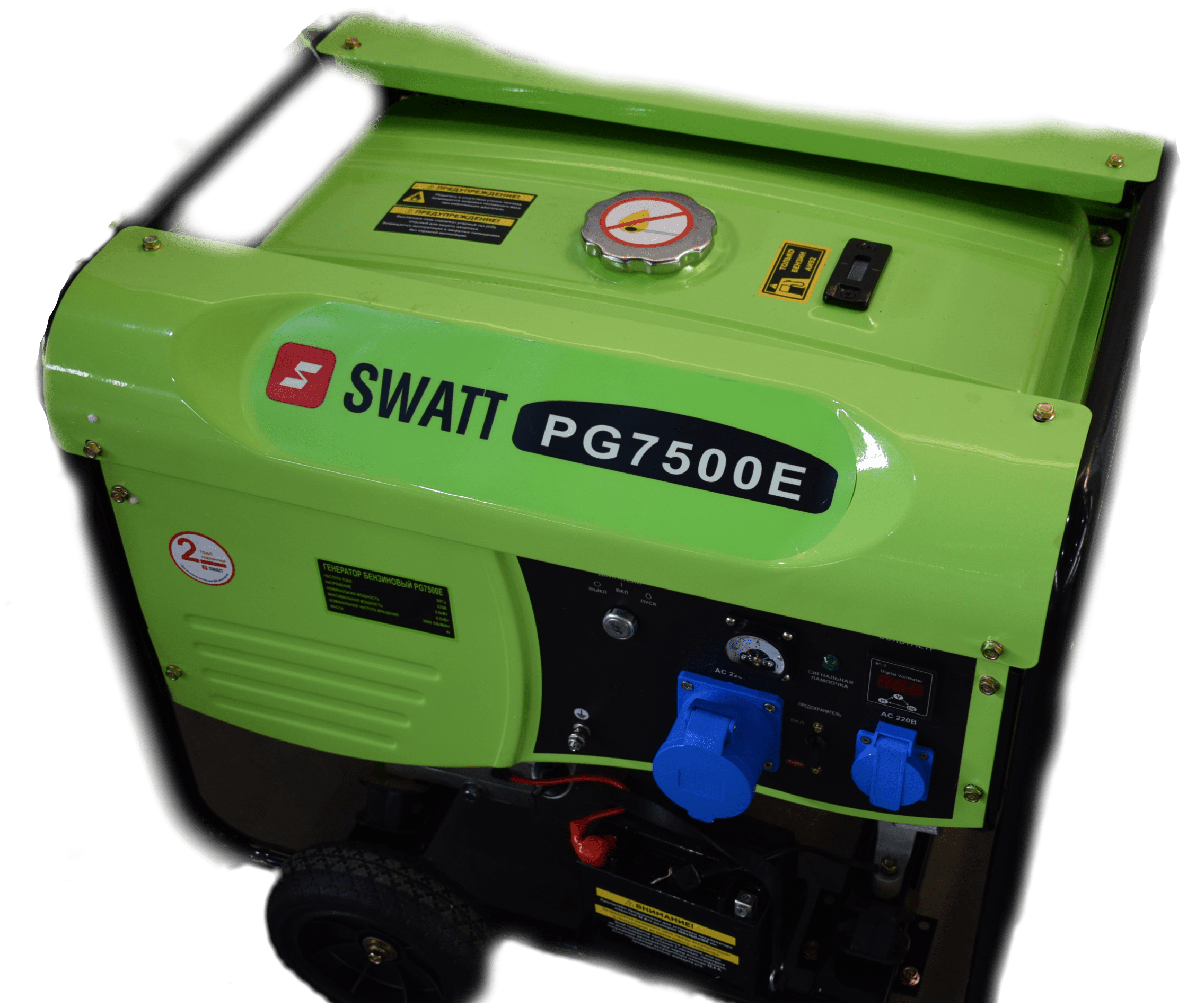 БЕНЗОГЕНЕРАТОР SWATT PG 7500Е