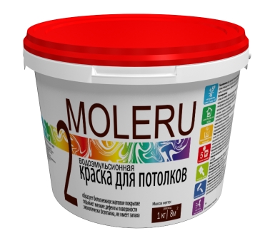 ВДК MOLERU 2 ДЛЯ ПОТОЛКОВ 4КГ