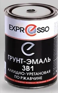 ГРУНТ ЭМАЛЬ 3 В 1 ЗЕЛЕНАЯ (ГЛЯНЦ) 1КГ 