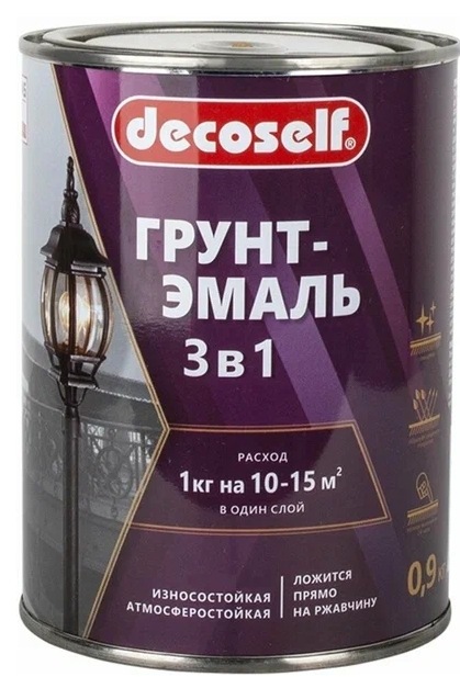 ГРУНТ ЭМАЛЬ ЖЕЛТАЯ 0,9КГ
