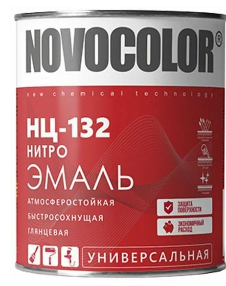 ГРУНТ ЭМАЛЬ ЧЕРНАЯ 3В1 1КГ ГЛЯНЦ. НОВОКОЛОР 