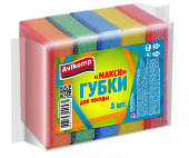 ГУБКА Д/ПОСУДЫ МАКСИ 5ШТ