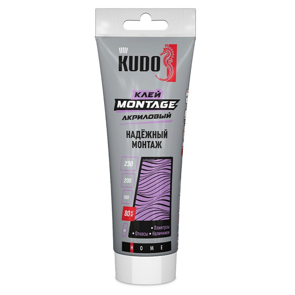 КЛЕЙ KUDO HOME MONTAGE АКРИЛОВ.БЕЛ. 200МЛ KBT-321