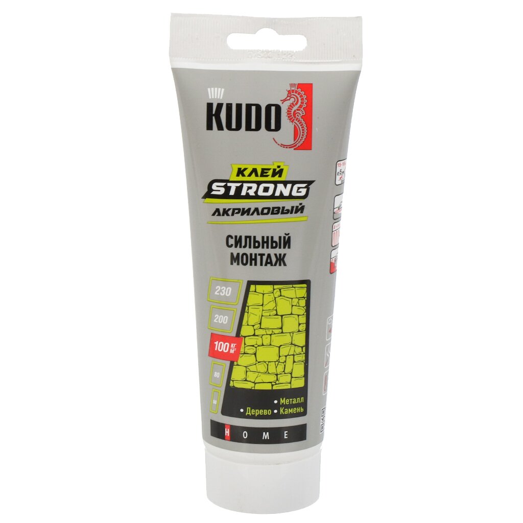 КЛЕЙ KUDO HOME STRONG АКРИЛОВ.БЕЛ. 200МЛ KBT-341