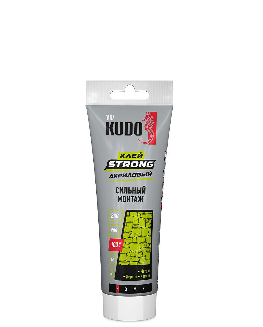 КЛЕЙ KUDO HOME STRONG АКРИЛОВ.БЕЛ. 280МЛ KBK-341