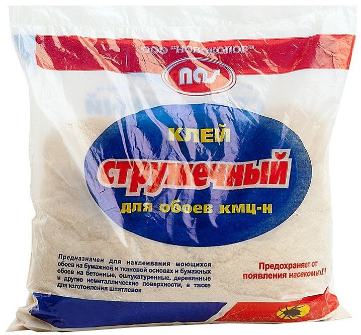 КЛЕЙ КМЦ-СТРУЖКА (0.4КГ) НОВОКОЛОР 