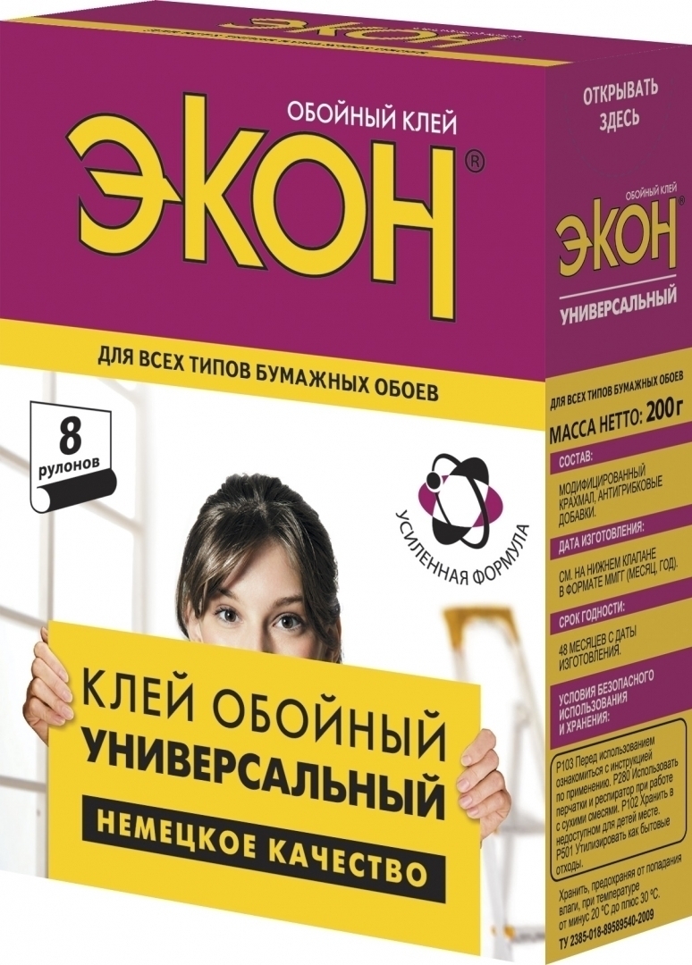 КЛЕЙ ОБОЙНЫЙ ЭКОН УНИВЕРСАЛ 200ГР
