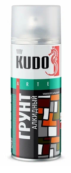 КРАСКА АЭРОЗ. ГРУНТ БЕЛЫЙ KUDO