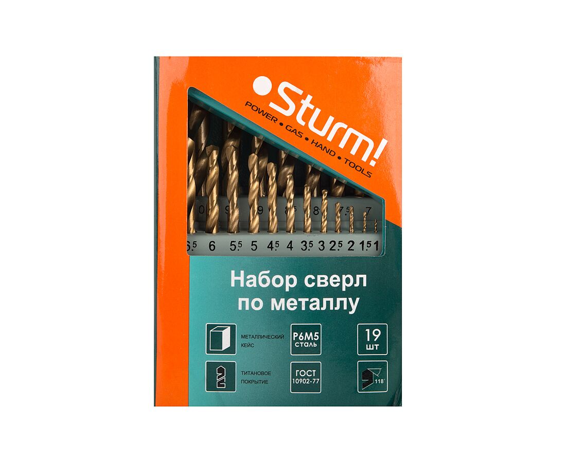 НАБОР СВЕРЕЛ ПО МЕТАЛЛУ STURM 1055-03-SS3