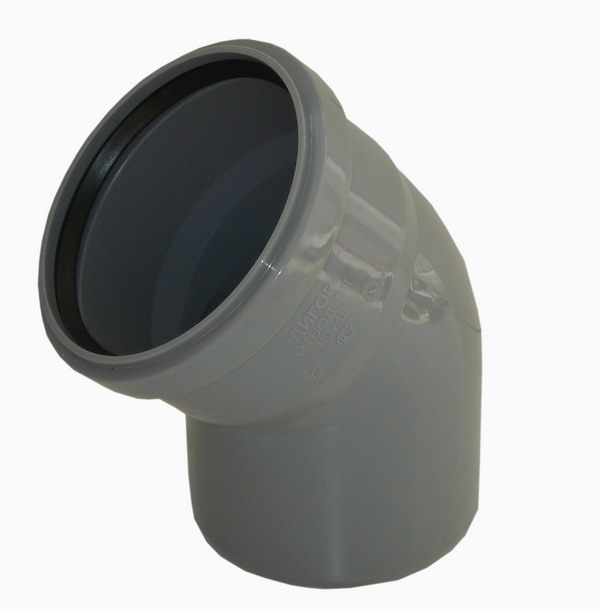 ОТВОД ПВХ 110Х45 