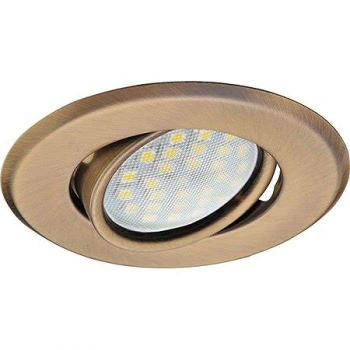 СВЕТ. FG1603EFS MR16 ЗОЛОТО ПОВОРОТНЫЙ