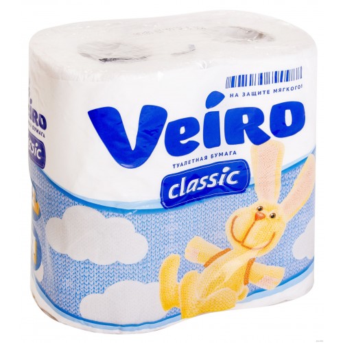 ТУАЛЕТНАЯ БУМАГА VEIRO 3ХСЛОЙНАЯ 8ШТ.