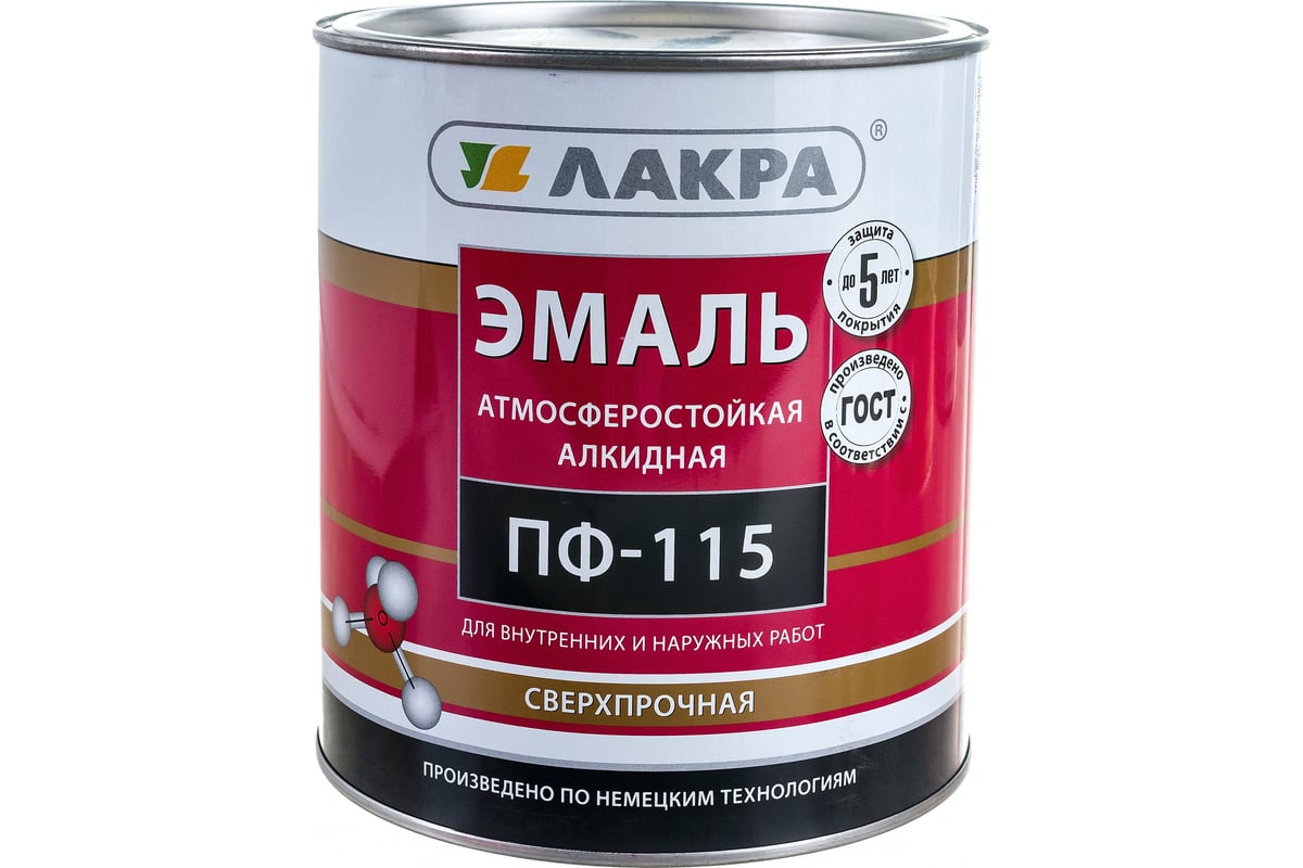 ЭМАЛЬ ПФ-115  БИРЮЗА 2,8КГ ЛАКРА