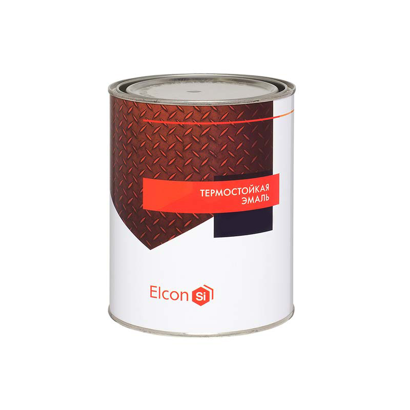 ЭМАЛЬ ТЕРМОСТ.ЧЕРНАЯ ELCON 0,8КГ (ДО 500ГР)