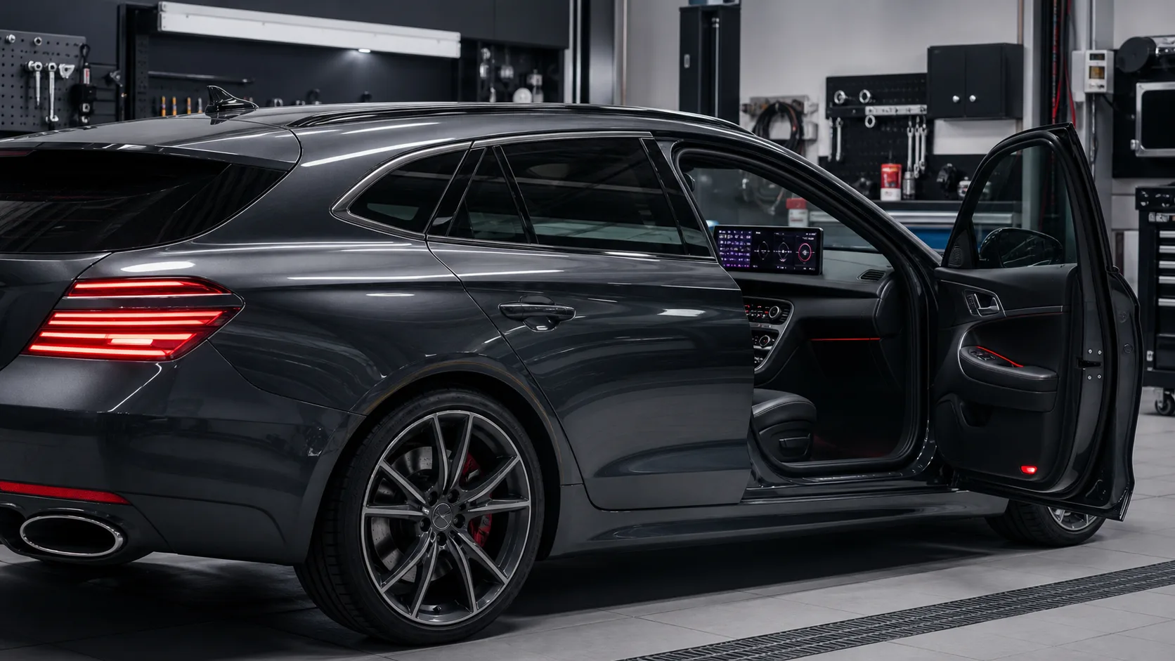 Genesis G70 Shooting Brake: адаптация мультимедиа для России