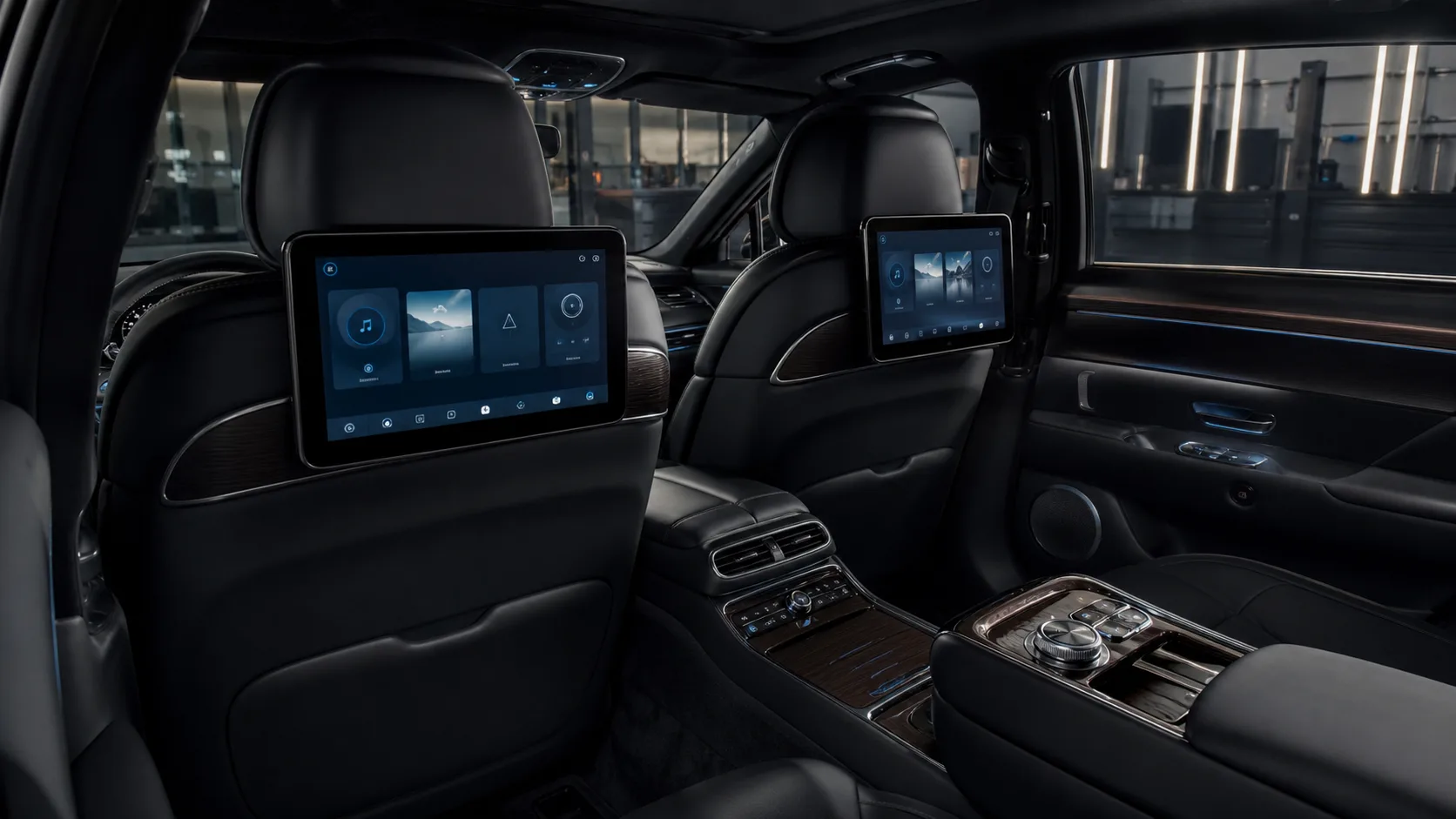 Genesis G90 Long Wheel Base: русификация задних экранов и мультимедиа