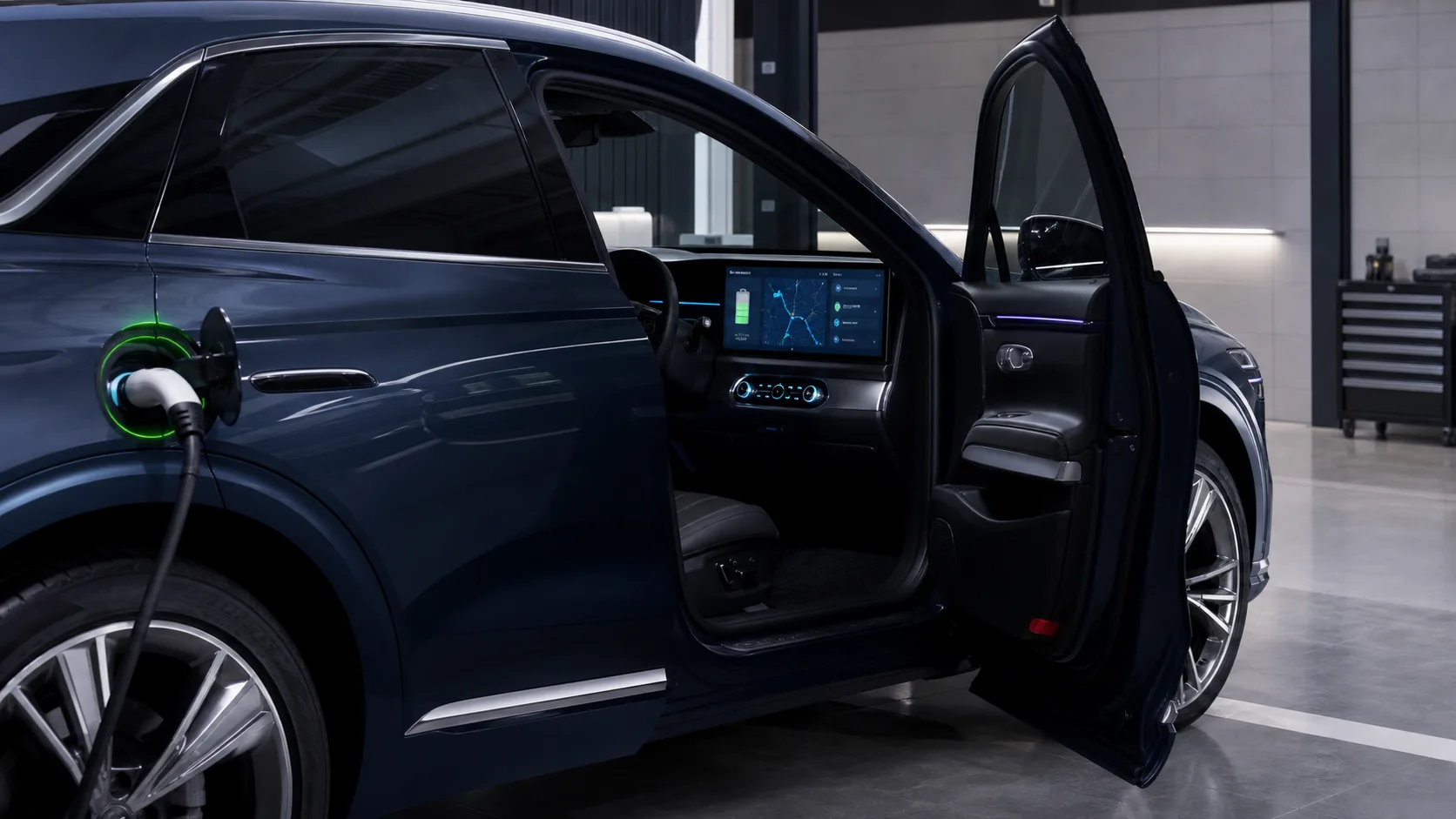 Русификация Electrified Genesis GV70: зарядка, карты и меню