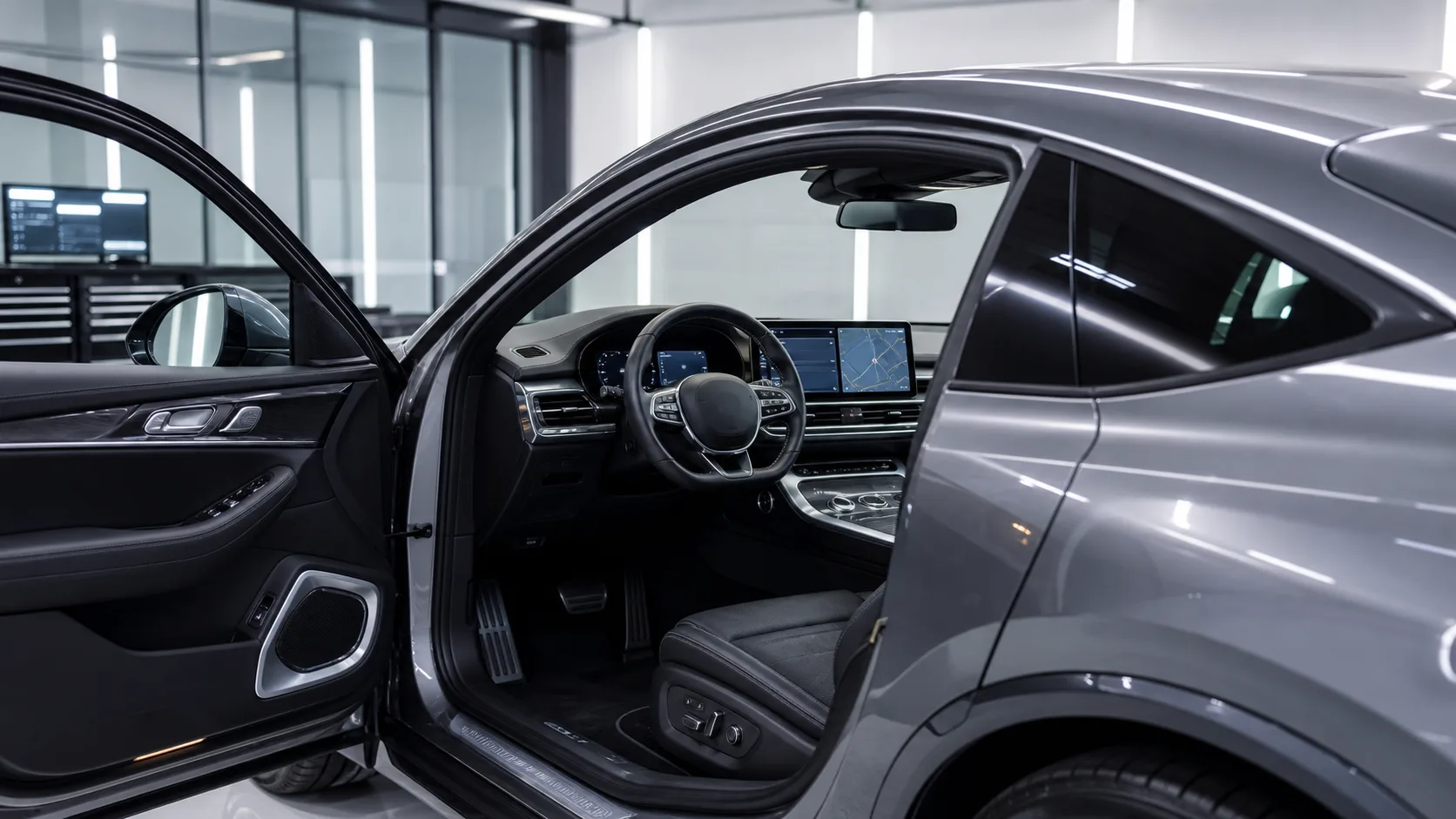 Genesis GV80 Coupe из Кореи: настройка мультимедиа для России