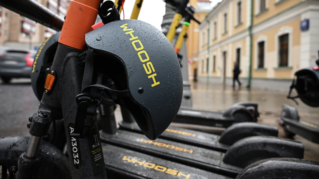 Иллюстрация: Кикшеринг Whoosh начал начислять вушбаллы за поездки на спокойной скорости
