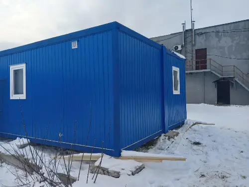 Модульная раздевалка с душем