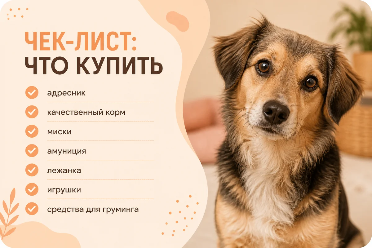 Чек -лист: что купить и как подготовить дом к появлению собаки .