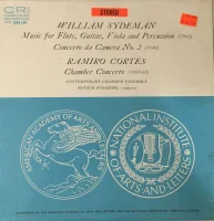 Sydeman : Music for Flute, Guitar, Viola, Percussion - Concerto da Camera No. 2 / Cortes: Chamber Concerto