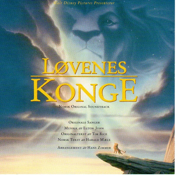 Løvenes Konge - Norsk Original Soundtrack