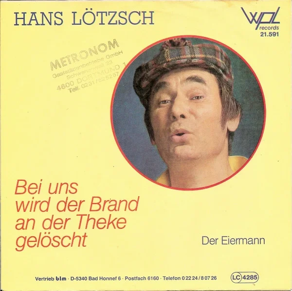 Der Eiermann / Bei Uns Wird Der Brand An Der Theke Gelöscht