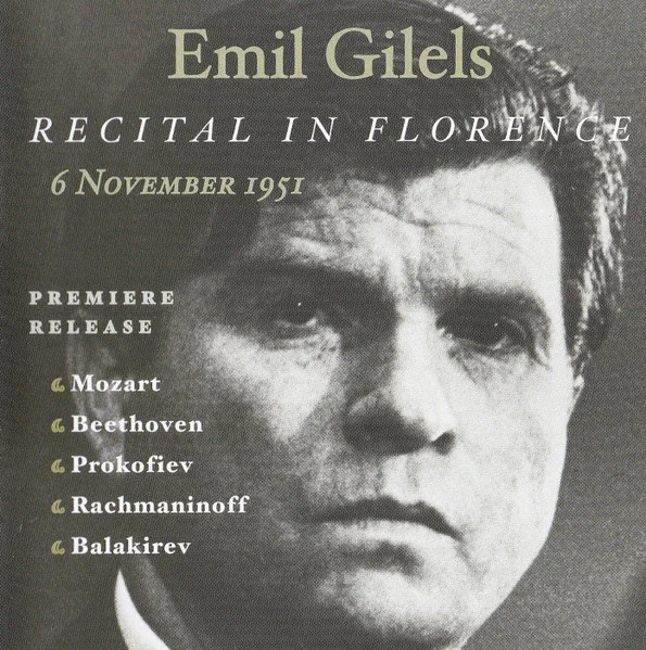 Recital In Florence - 6 November 1951