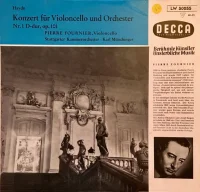 Konzert Für Violoncello Und Orchester Nr. 1 D-dur, Op. 101