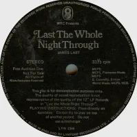 WRC Presents: James Last - Last The Whole Night Through