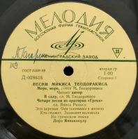 Песни Микиса Теодоракиса