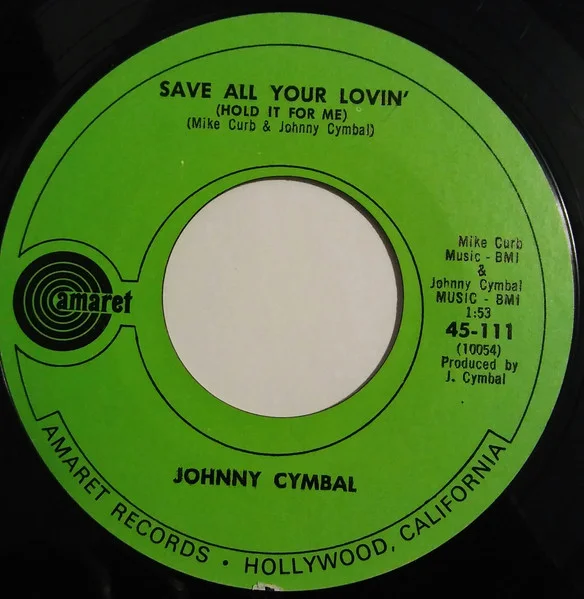 Save All Your Lovin' (Hold It For Me) / Ode To Bubble Gum