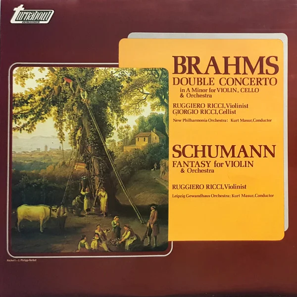 Double Concerto In A Minor For Violin, Cello & Orchestra/ Fantasy For Violin & Orchestra