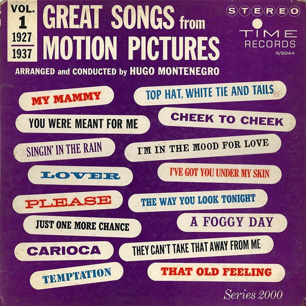 Great Songs From Motion Pictures Vol. 1 (1927 - 1937)