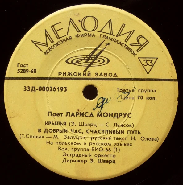 Поет Лариса Мондрус