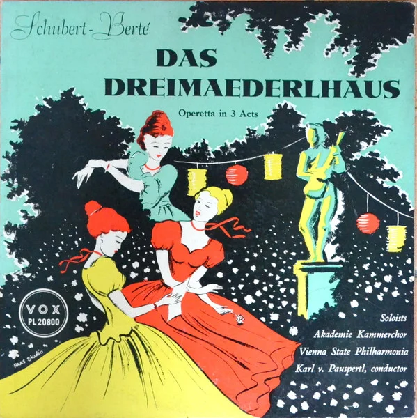 Das Dreimäderlhaus, Operetta in 3 Acts