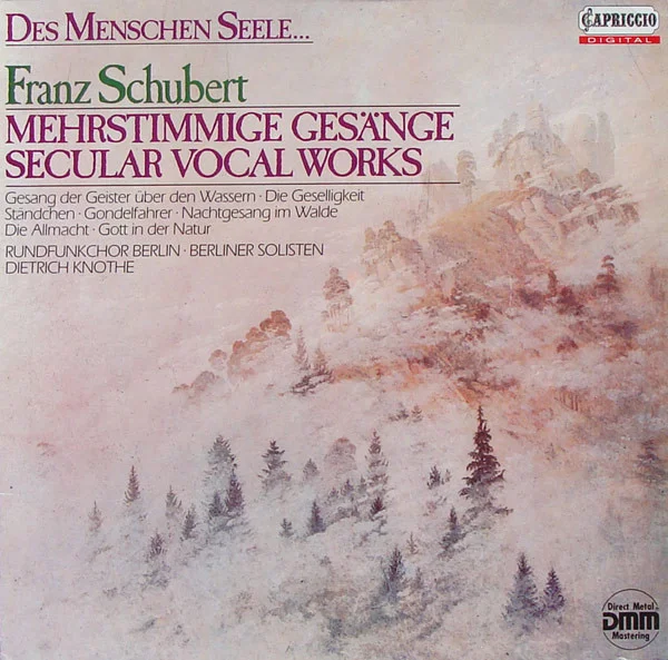 Des Menschen Seele...: Mehrstimmige Gesänge - Secular Vocal Works