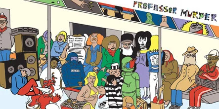 Professor Murder Rides The Subway