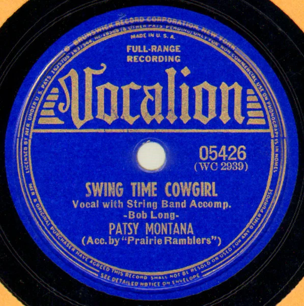Swing Time Cowgirl / Leanin' On The Ole Top Rail