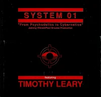From Psychodelics To Cybernetics