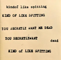 You Secretly Want Me Dead